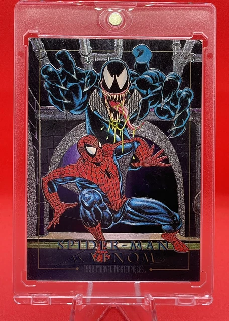 1992 Marvel Masterpieces Spider-Man Vs Venom Battle Spectra Chase Card Foil #4-D