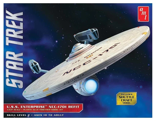 Kit Modellistico AMT Star Trek U.S.S. Enterprise Ponte In Scala 1:32 (AMT1270M) - Foto 2