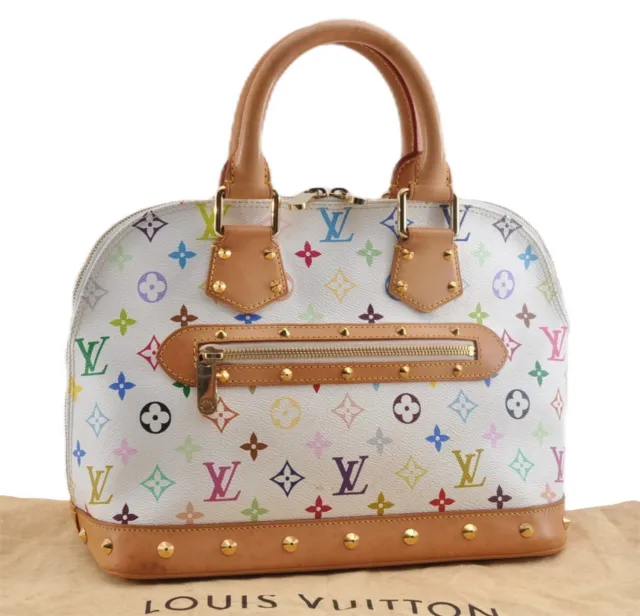 LOUIS VUITTON Monogram Multicolor Audra Hand Bag Bron M40047 LV Auth am3567  White Bronze ref.772964 - Joli Closet