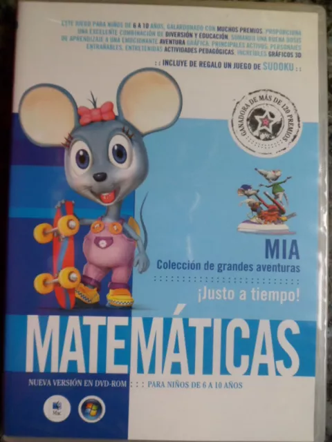 MIA: MATEMÁTICAS ¡JUSTO A TIEMPO¡ PC Nuevo Educación aventura en castellano