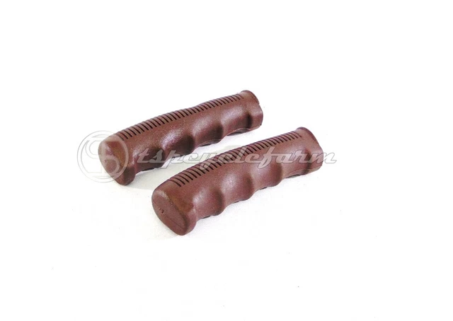 Manopole Per Bici In Gomma Marrone - Antiscivolo E Comfortevoli Per Graziella, City Bike E Olandesi - Foto 10