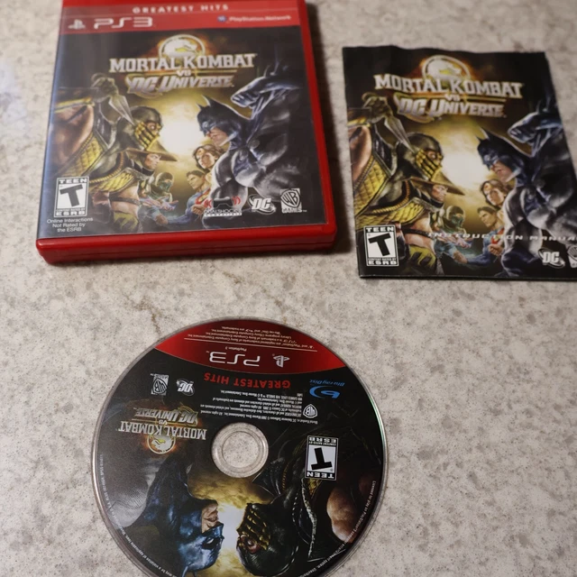 Jeu Mortal Kombat PS3 – Version PAL EUR – État Correct Complet