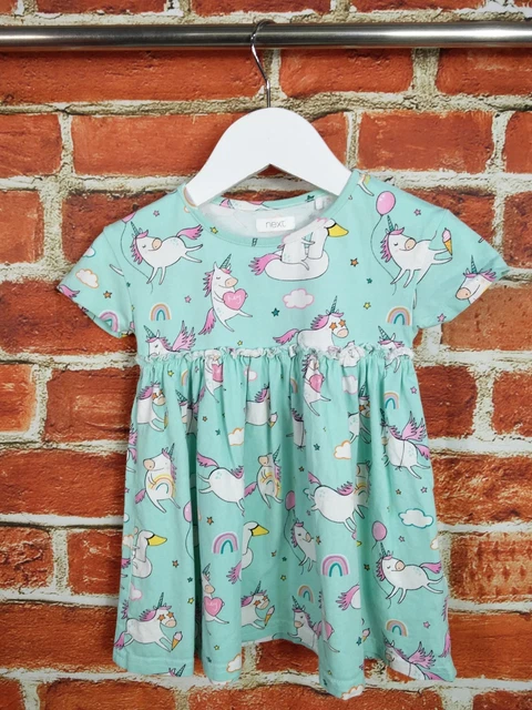 PACCHETTO BAMBINA ETÀ 9-12 MESI NEXT JOULE ecc SET ABITO FLOREALE PINAFORE 80CM 4