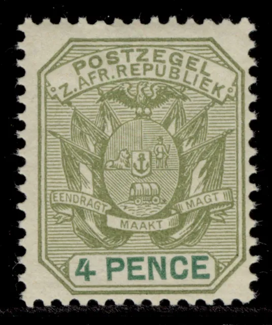 SOUTH AFRICA - Transvaal QV SG221, 4d sage-green & green, NH MINT.