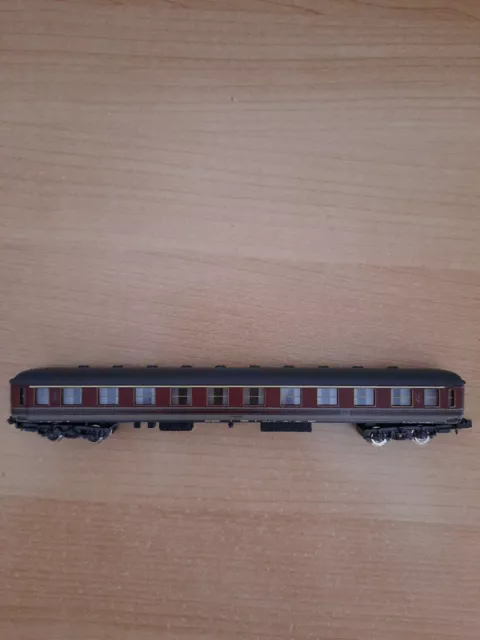 Rivarossi carrozza passeggeri scala N classe 1 art.9618 livrea rosso/grigio