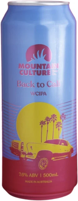 Mountain Culture Back To Cali - West Coast Ipa 500ml 7.6 Case of 16