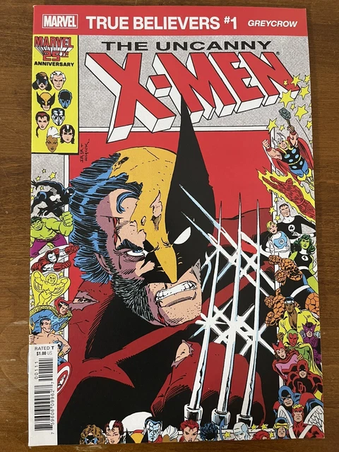 True Believers: X-Men Greycrow #1 (X-Men #211) 2020 Marvel Comics
