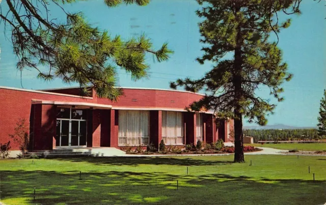 Spokane Wa~Fort Wright College~The Commons-New Dining Hall-1965 Pmk Postcard