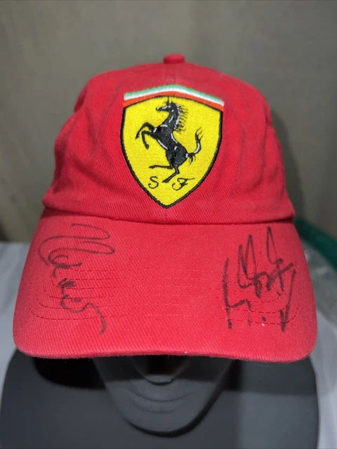Michael Schumacher & Felipe Masa Signed Hat/Cap Ferrari