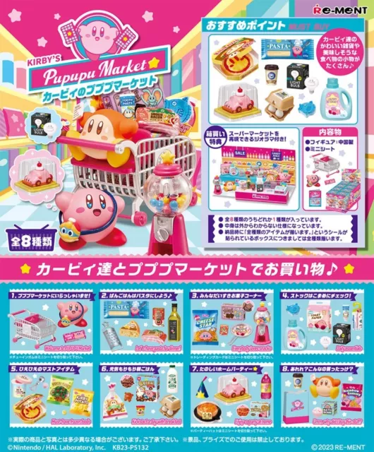 Re-Ment Miniature Japan Star Kirby PUPUPU Market Supermarket Set ReMent