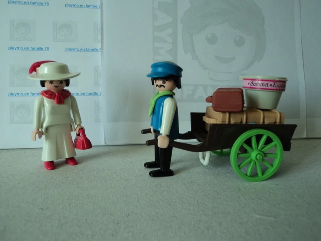 Playmobil vintage set complet 5600 chevaux victoriens et