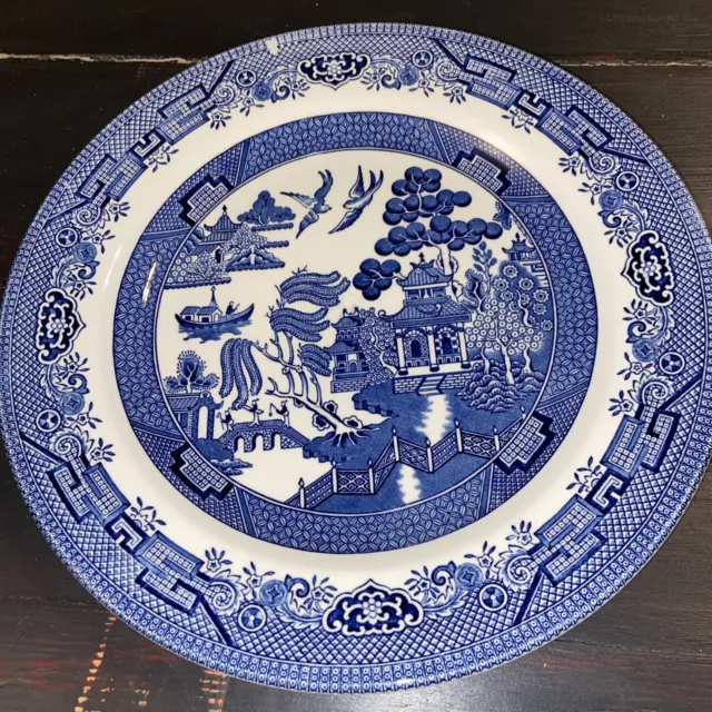 Dinner Plate Willow Blue (Georgian Shape) by CHURCHILL