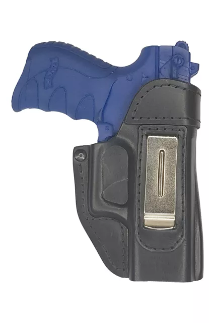 IWB 2 Leder Holster für Walther PK380 Gürtelholster schwarz VlaMiTex