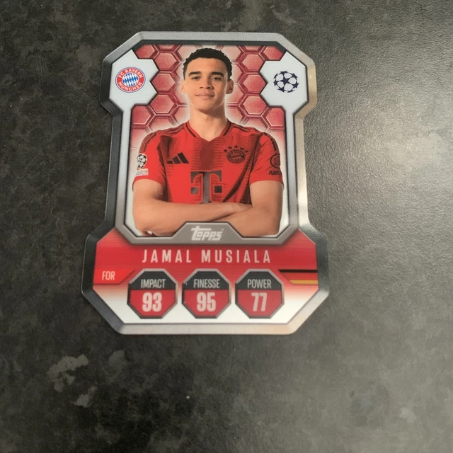 TOPPS MATCH ATTAX 2024/25 2025 Jamal Musiala Bayern Pro Elite Chrome
