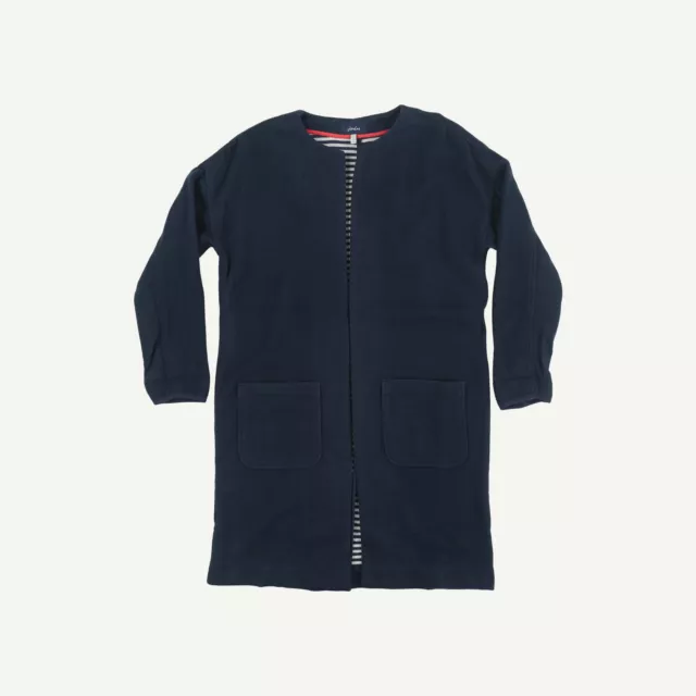 Joules Womens Navy Cotton blend Mid sleeved Cardigan Size 10
