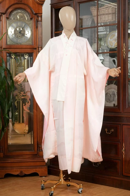 Dear Vanilla Japanese Juban Undergown Women's Kimono Genuine Vintage Mint