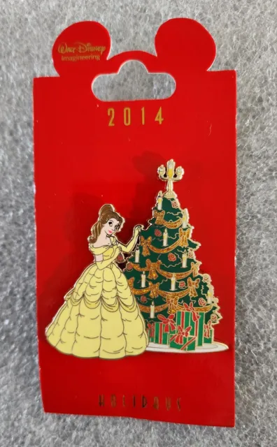 Disney Wdi Princess Belle~Beauty & The Beast~W/Christmas Tree Le 250 Pin 3
