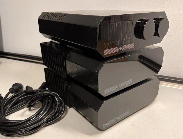 Linx Stratos Vorverstärker 2x Endstufen preamp monoblocks Verstärker