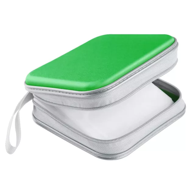 Disc CD Case Organizer Green DVD VCD Carry Portable Holder Storage Bag Album