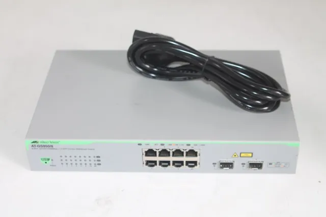 ALLIED TELESIS  .. WEBSMART SWITCH 8 PORTS GIGABIT & 2x SFP ..Ref : AT-GS950/8