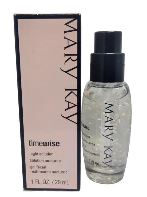 Mary Kay TimeWise Night Solution Facial Gel Dry to Oily Skin 1 oz. Discontinued