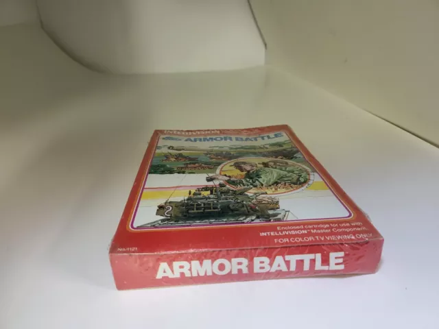 New Factory Sealed With Crushed Box Armor Battle For Intellivision #B32 3