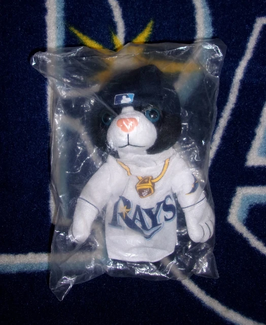 Tampa Bay Rays DJ Kitty Plush Window Cling MLB Baseball Black