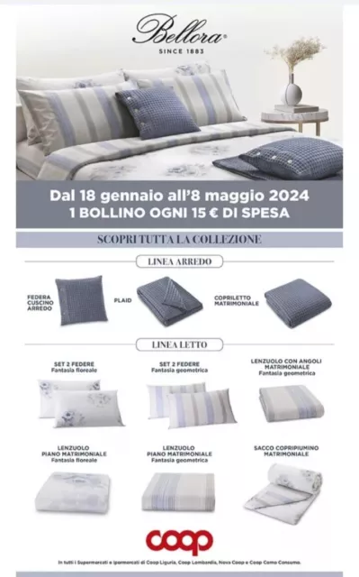 50 PUNTI BOLLINI COOP RACCOLTA BELLORA "Eleganza senza tempo"