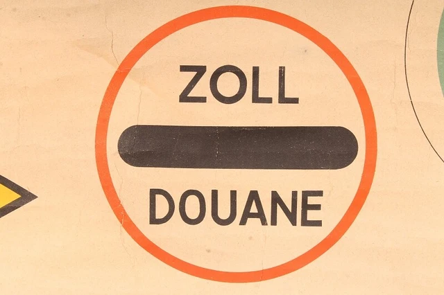 WALL CHART SCHOOL Wall Map Roll Chart Verkehrskarte Traffic Sign $49.32 ...