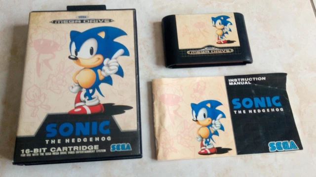 SEGA MEGA DRIVE - SONIC THE HEDGEHOG PAL COMPLET PAL EUR 24,90 ...
