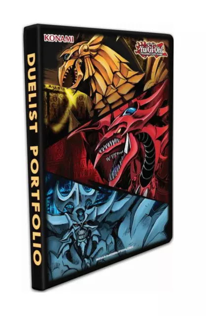 Yu-Gi-Oh! Sammelalbum Slifer, Obelisk, & Ra Egyptian God 9 Pocket Portfolio