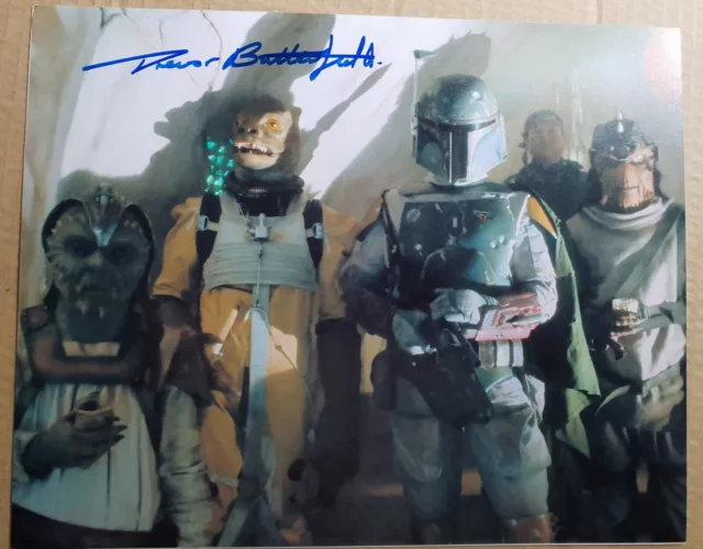 Trevor Butterfield hand-signed 10x8 Star Wars Return of the Jedi photo as Bossk