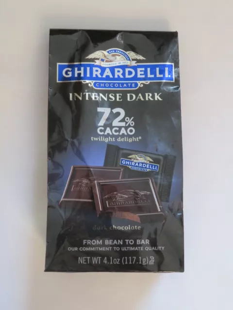 Ghirardelli Chocolate Intense Dark 72% Cacao Dark Chocolate 4.1 Oz *O