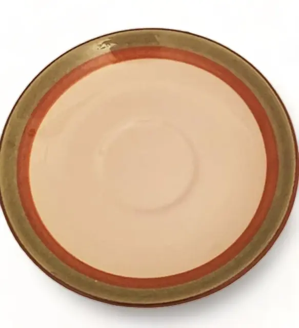 1960s Stangl Pottery ORCHARD SONG Saucer (Brown Body/Vintage/Mid Century/MCM)