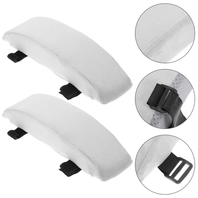 Silla reposabrazos PC Accesorios Silla de computadora Silla de cojín Codo Almohadilla Gris Esponja