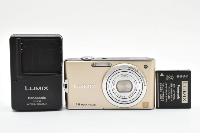 M14190 LUMIX デジタルカメラ 14メガピクセル ゴールド FX66