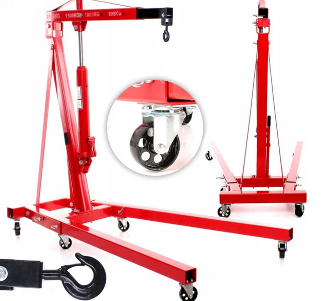 Support Moteur D'atelier VEVOR 590 Kg - Lève-moteur Rotatif 360° - Neuf