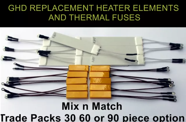 GHD Hair Straightener Repair-Parts Thermal fuse Heaters Bulk Trade  Mix n Match