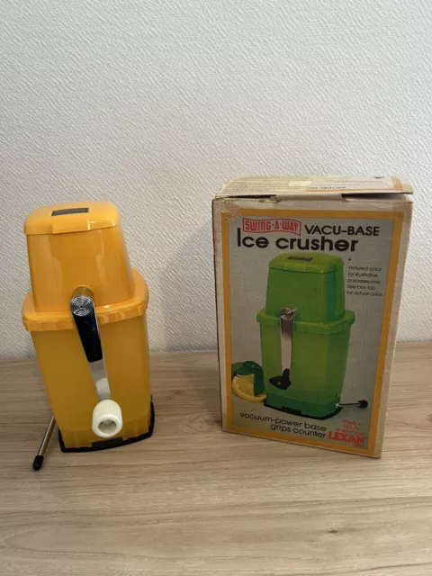 SWING-A-WAY-ICE CRUSHER-Appareil à GLACE PILÉE-Machine à Glaçons  60/70’s