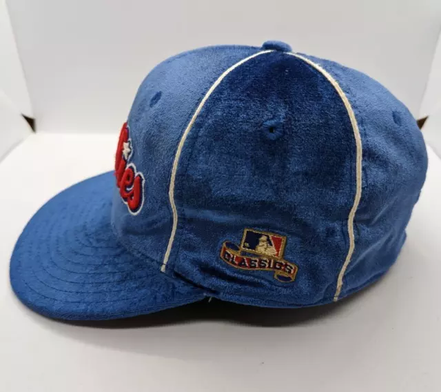 MLB Cappello in velluto americano ago Cooperstown Philadelphia Phillies taglia 7 1/4 3