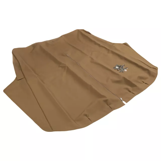 MG TF Full Tonneau Cover Tan Double duck = Canvas based material 1953-1955