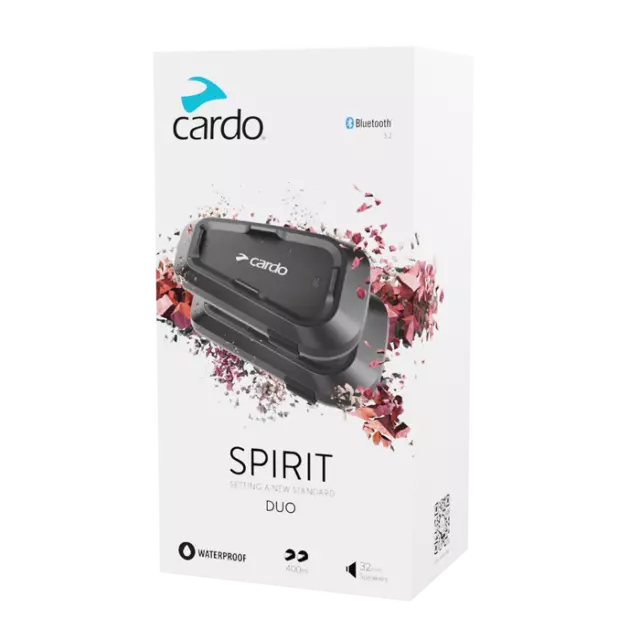 Cardo Spirit DUO Motorcycle Helmet Bluetooth System