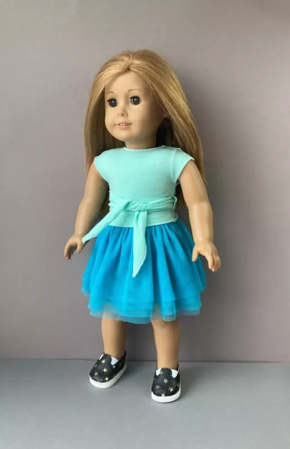 18 19 20 in doll tutu skirt, fits for American Girl Gotz Maru and Friends 3