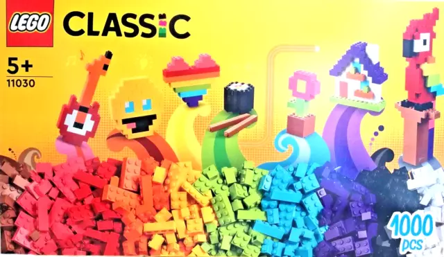 LEGO Set CLASSIC 11030 bunte Bausteine BOX 1000 Teile Geschenkidee NEU und OVP