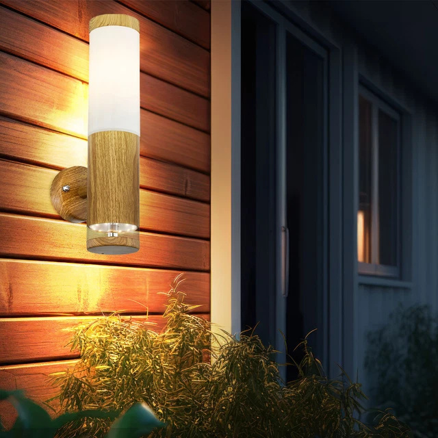 LAMPE DE MUR Ext rieur Haust rlampe D tecteur Feu Avant Optique Bois