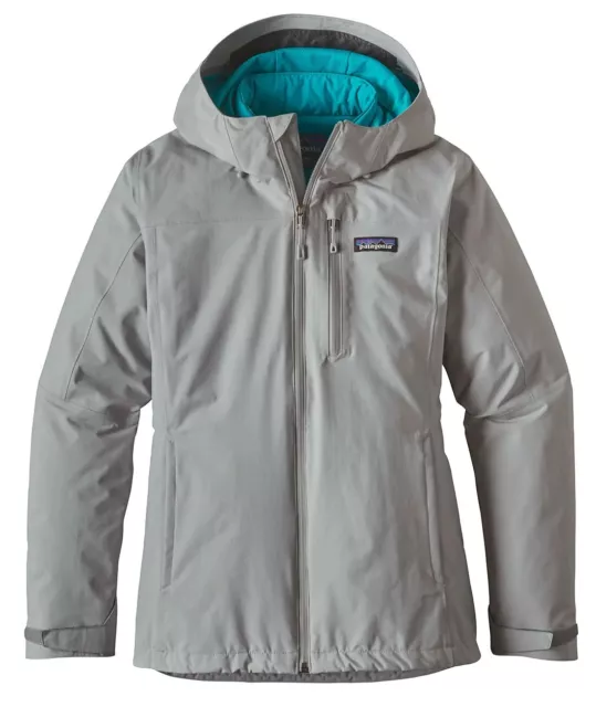 Patagonia Womens Windsweep 3-in-1 Insulated Waterproof Jacket Size XS Gray/Aqua