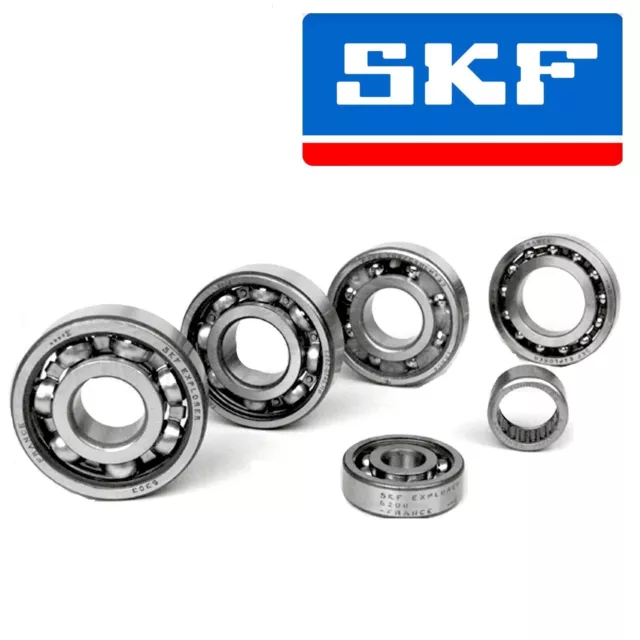 Kit Completo 6 Cuscinetti Skf Albero Motore Ruota Per Vespa Pk 50 S Xl Hp Rush