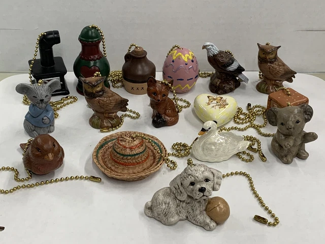 Lote de cadenas decorativas pintadas a mano para ventiladores