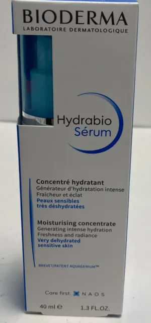 Concentrado hidratante sérico Bioderma Hydrabio 1,3 fl.oz VENCIMIENTO 2025+ #9775