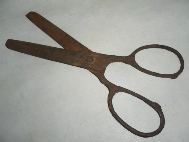 Antique Ottoman Handforged Iron Sewing  Scissors 18 Century